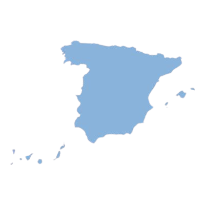 Mapa-espana-azul